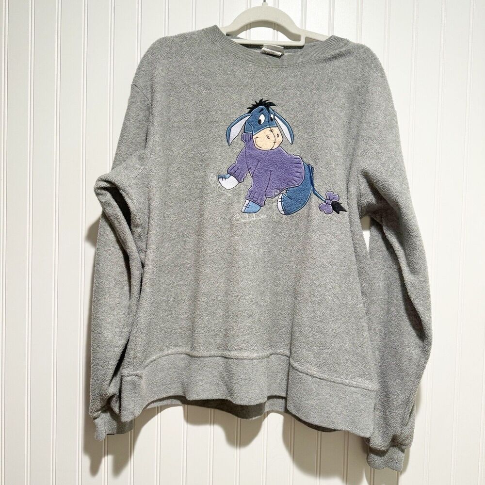 Disney Gray Eeyore Graphic Sweatshirt